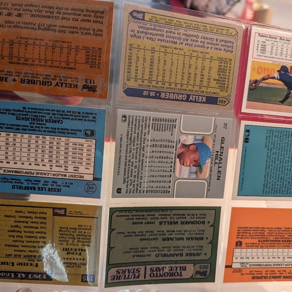 Set of 9 Baseball Cards Toronto Blue Jays - Picture 10 of 10